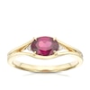 Thumbnail Image 1 of 9ct Yellow Gold Garnet & Diamond Ring