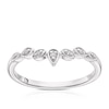 Thumbnail Image 1 of Emmy London 9ct White Gold Diamond Leaf Detail Ring