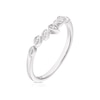 Thumbnail Image 2 of Emmy London 9ct White Gold Diamond Leaf Detail Ring