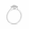 Thumbnail Image 3 of Emmy London Platinum 0.25ct Diamond Round & Baguette Cluster Ring