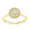 Thumbnail Image 1 of Emmy London 9ct Yellow Gold 0.33ct Diamond Round & Baguette Cluster Ring