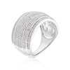Thumbnail Image 2 of 9ct White Gold 0.68ct Diamond Wide Ring