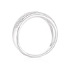 Thumbnail Image 3 of 9ct White Gold 0.20ct Diamond Double Row Eternity Ring