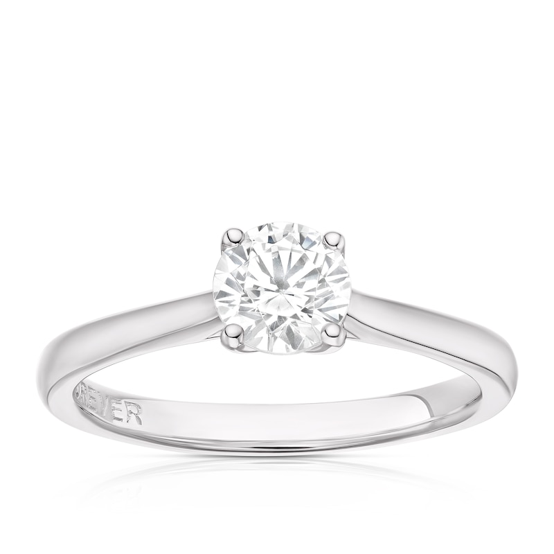 The Forever Diamond Platinum 0.75ct Diamond Solitaire Ring