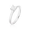 Thumbnail Image 2 of The Forever Diamond Platinum 0.50ct Diamond Princess Cut Solitaire Ring