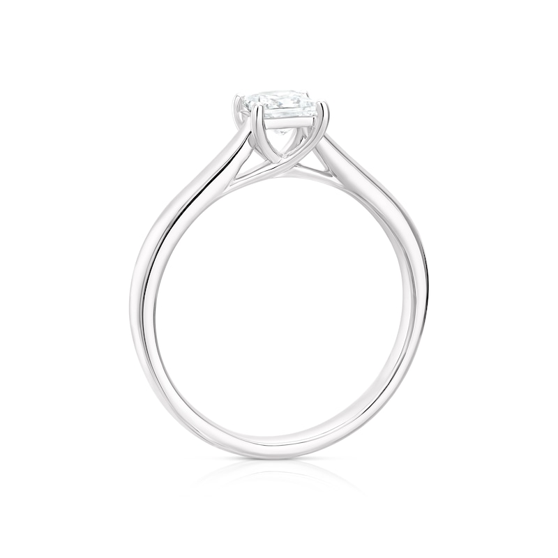 Main Image 3 of The Forever Diamond Platinum 0.50ct Diamond Princess Cut Solitaire Ring