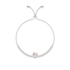 Thumbnail Image 1 of Disney Sterling Silver Minnie Mouse Cubiz Zirconia Lariat Bracelet