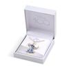 Thumbnail Image 4 of Disney Sterling Silver Tri Tone Cubic Zirconia Stitch Pendant 18" Necklace