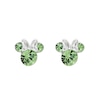 Thumbnail Image 1 of Disney Minnie Mouse Sterling Silver August Birthstone Crystal Earrings
