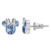 Thumbnail Image 2 of Disney Minnie Mouse Sterling Silver December Birthstone Crystal Earrings