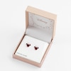 Thumbnail Image 5 of Disney Minnie Mouse Sterling Silver January Birthstone Crystal Earrings
