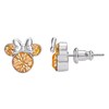 Thumbnail Image 2 of Disney Minnie Mouse Sterling Silver June Birthstone Crystal Earrings