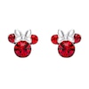 Thumbnail Image 0 of Disney Minnie Mouse Sterling Silver July Birthstone Crystal Earrings