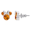 Thumbnail Image 2 of Disney Minnie Mouse Sterling Silver November Birthstone Crystal Earrings