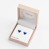 Thumbnail Image 5 of Disney Minnie Mouse Sterling Silver September Birthstone Crystal Earrings