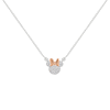 Thumbnail Image 3 of Disney Minnie Mouse Two Tone Plated CZ Mother & Daughter Necklace Set