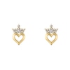 Thumbnail Image 2 of Gold Tone Disney Princess Stud Earring & Trinket Set