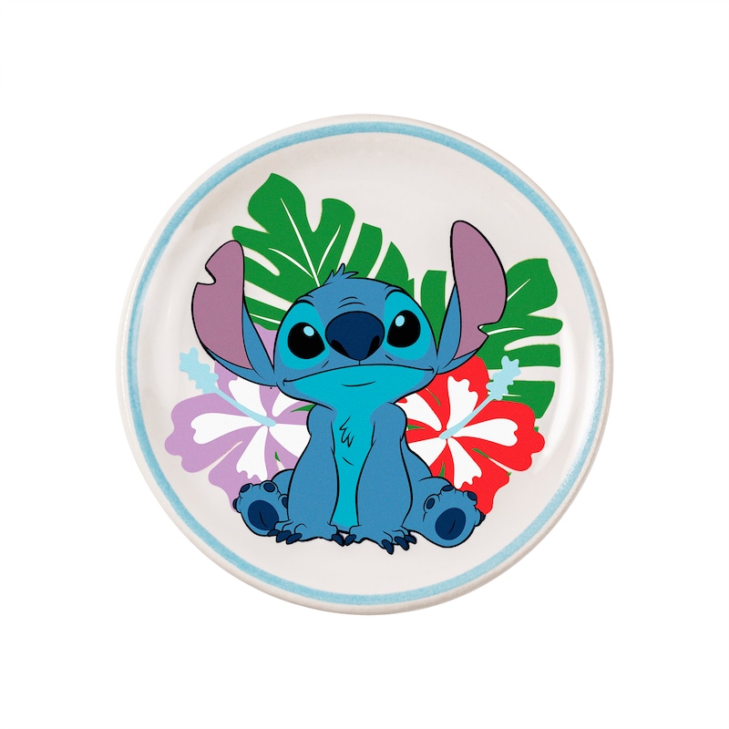 Main Image 3 of Silver Tone Disney Stitch Stud Earrings & Trinket Set