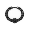 Thumbnail Image 0 of Guess Men's Stainless Steel Black Tone Lion Coin Curb Chain Bracelet