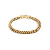 Thumbnail Image 1 of Guess Men's Stainless Steel Gold Tone Box Chain Bracelet