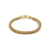 Thumbnail Image 0 of Guess Men's Stainless Steel Gold Tone Box Chain Bracelet