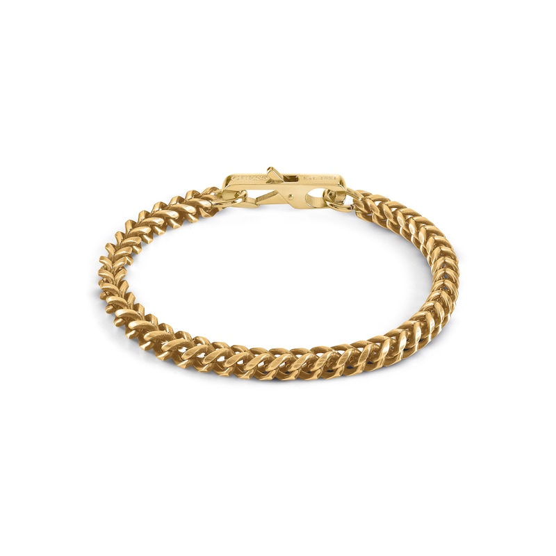 Main Image 1 of Guess Men's Stainless Steel Gold Tone Box Chain Bracelet