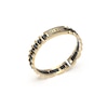 Thumbnail Image 1 of Guess Men's Stainless Steel Gold Tone Crystal Tag Empire Bracelet