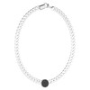 Thumbnail Image 1 of Guess Men's Stainless Steel Coin Pattern 21" Curb Chain Necklace