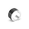 Thumbnail Image 1 of Guess Men's Stainless Steel 12mm Logo Band Ring- Size V