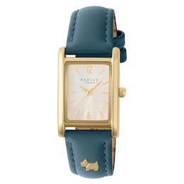 Radley Ladies' Mother Of Pearl Dial Blue Leather Strap Watch