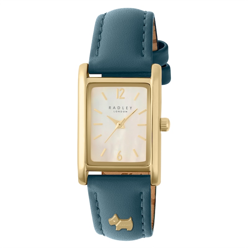 Main Image 1 of Radley Ladies' Mother Of Pearl Dial Blue Leather Strap Watch