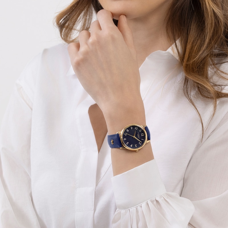 Main Image 3 of Radley Ladies' Ink Blue Dial Blue Leather Strap Watch