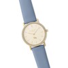 Thumbnail Image 2 of Radley Ladies' Stone Set Blue Leather Strap Watch & Twin Pack Gold Tone Earring Set