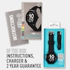 Thumbnail Image 5 of Reflex Active Series 22 Black Silicone Strap Smart Watch