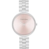 Thumbnail Image 1 of Calvin Klein Ladies' Blush Dial Stainless Steel Bracelet Watch