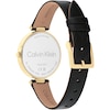 Thumbnail Image 3 of Calvin Klein Ladies' Black Dial Black Leather Strap Watch