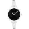 Thumbnail Image 1 of Calvin Klein Ladies' Black Dial Stainless Steel Bangle Watch