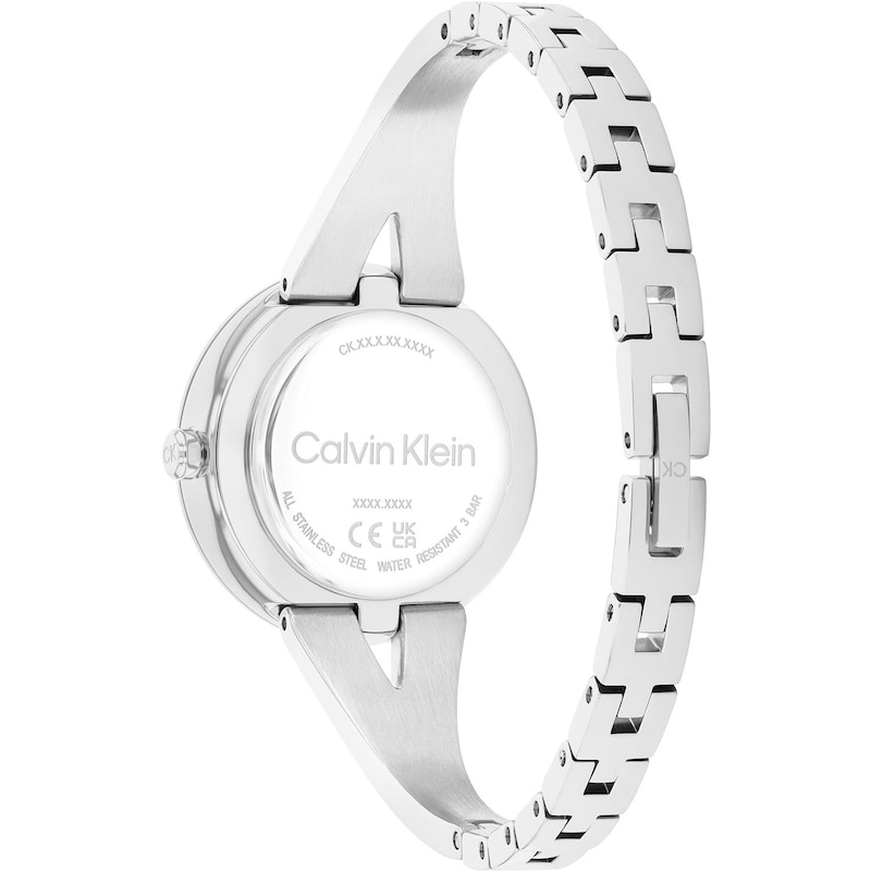 Main Image 3 of Calvin Klein Ladies' Black Dial Stainless Steel Bangle Watch