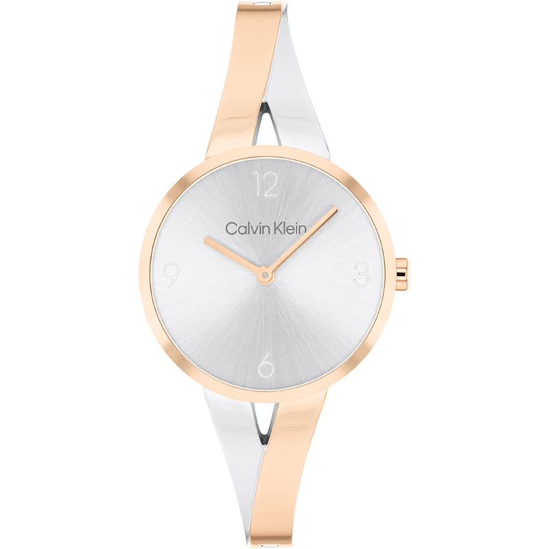 Main Image 1 of Calvin Klein Ladies' Two Tone Stainless Steel Bangle Watch