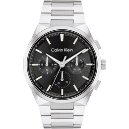Calvin Klein Men's Black Stainless Steel Bracelet Watch