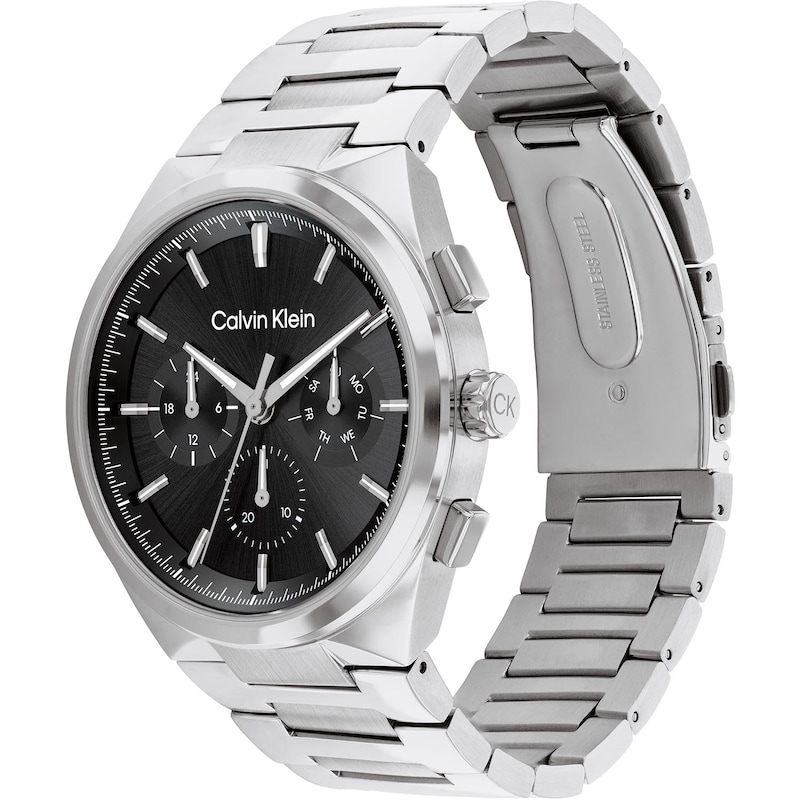 Main Image 2 of Calvin Klein Men's Black Stainless Steel Bracelet Watch