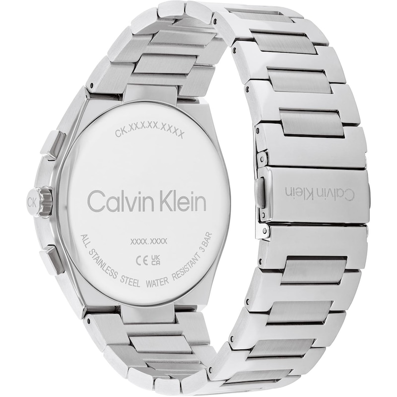 Calvin Klein Men's Black Stainless Steel Bracelet Watch