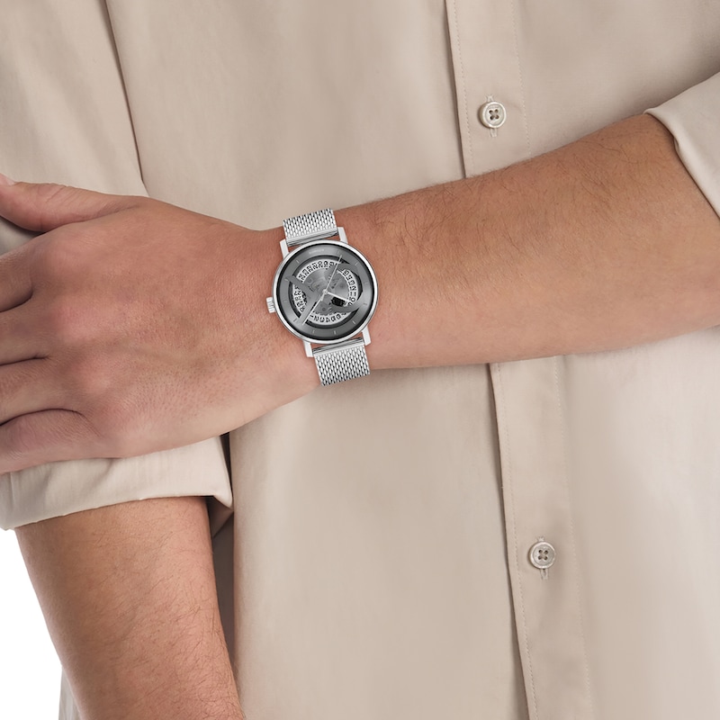 Main Image 4 of Calvin Klein Men's Grey Dial Stainless Steel Bracelet Watch