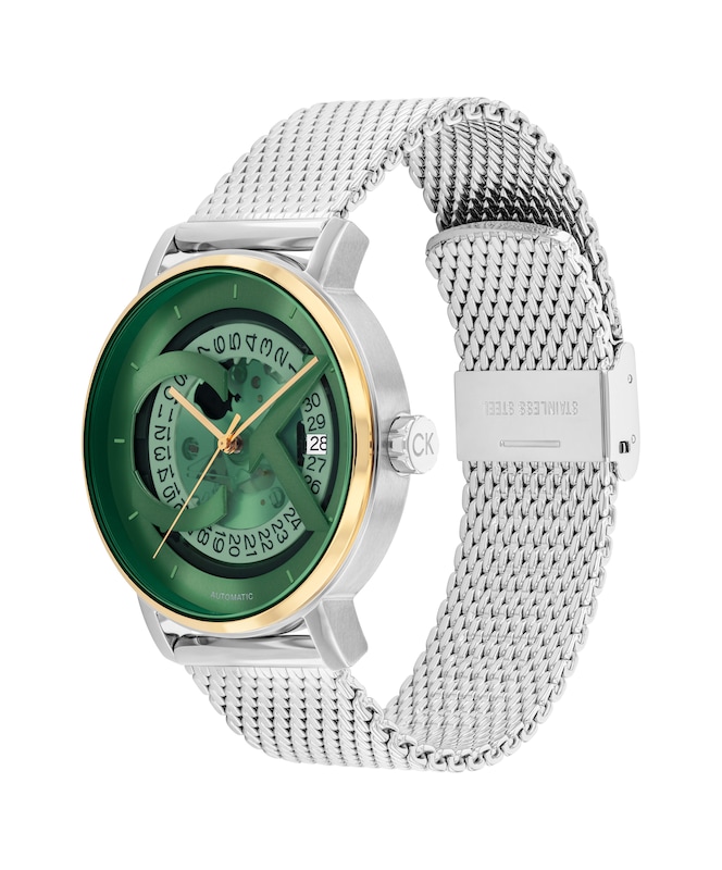 Main Image 2 of Calvin Klein Men's Green Dial Stainless Steel Watch