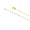 Thumbnail Image 3 of 9ct Yellow Gold 0.15ct Diamond Double Interlocking Heart Pendant Necklace