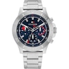Thumbnail Image 1 of Tommy Hilfiger Men's Blue Chronograph Dial Stainless Steel Bracelet Watch