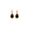 Thumbnail Image 0 of Hot Diamonds X Jac Jossa 18ct Gold Plated Black Onyx Stud Earrings