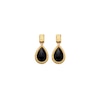 Thumbnail Image 1 of Hot Diamonds X Jac Jossa 18ct Gold Plated Black Onyx Stud Earrings
