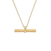 Thumbnail Image 0 of Hot Diamonds X Jac Jossa 18ct Gold Plated Hope Bar Pendant Necklace