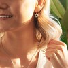 Thumbnail Image 3 of Hot Diamonds Sterling Silver Interlocking Hoop Stud Earrings